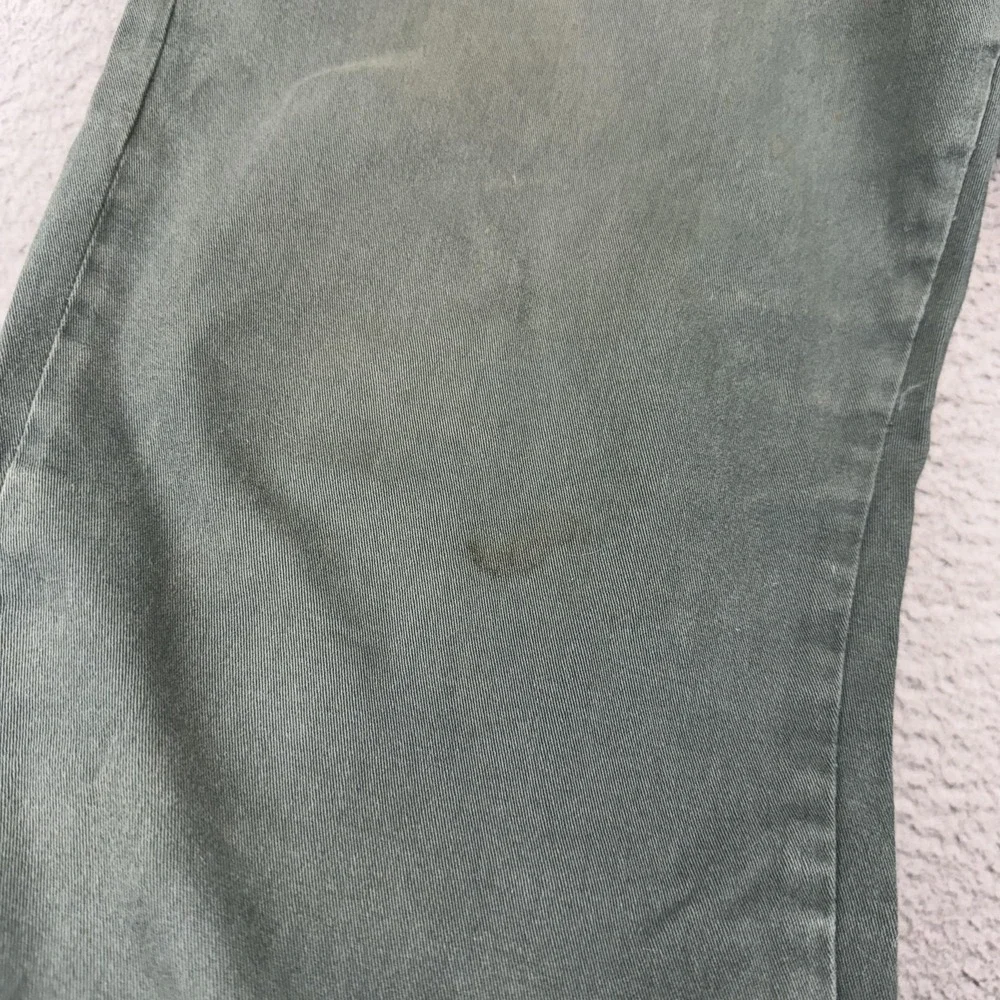 Johnnie-O Pants Mens 33x30 Green Stretch Chino Straight Leg Casual Cotton *32x29